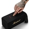 Marshall Middleton Wireless Speaker, Vintage Design, Bluetooth 5.0, Up to 20H Playtime, Rich 360&deg; Sound, Built-In Mic, Durable Metal Wood Build, Compact Portable, Black Brass
