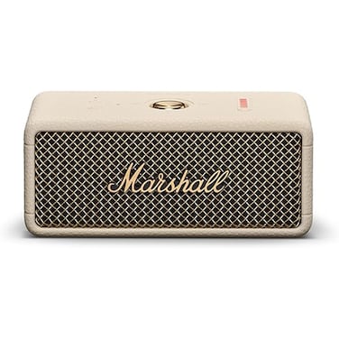Marshall Emberton III Portable Bluetooth Speaker - Water Resistant Wireless Speaker Portable Speaker with 32+ Hours of Playtime - Cream