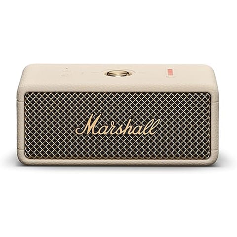 Marshall Emberton III Portable Bluetooth Speaker - Water Resistant Wireless Speaker Portable Speaker with 32+ Hours of Playtime - Cream
