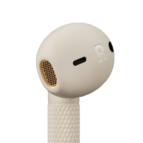 Marshall Minor IV Wireless Earbuds with ANC, 12mm Dynamic Driver, Bluetooth 5.3, 30 Hours Playback, IPX4 Water-Resistant, Touch Controls, Wireless Charging, Quick Charge, Cream
