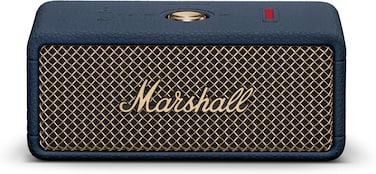 Marshall Emberton III Portable Bluetooth Speaker - Rugged Waterproof IP67 Design, Loud Stereo Sound, Deep Bass With 32+ Hr Playtime, Compact And Wireless For Travel And Outdoors - Midnight Blue