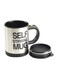 Stirring Mug Silver/Black/Yellow