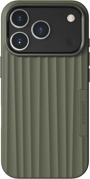 Nudient Bold Case With Magsafe For Apple iPhone 17 Pro 6.3" 2025, Drop Protection, Shock Absorbing Cover, Smooth Silicon Grip, Slim &amp; Lightweight, Eco-Friendly, Wireless Charging - Olive Green