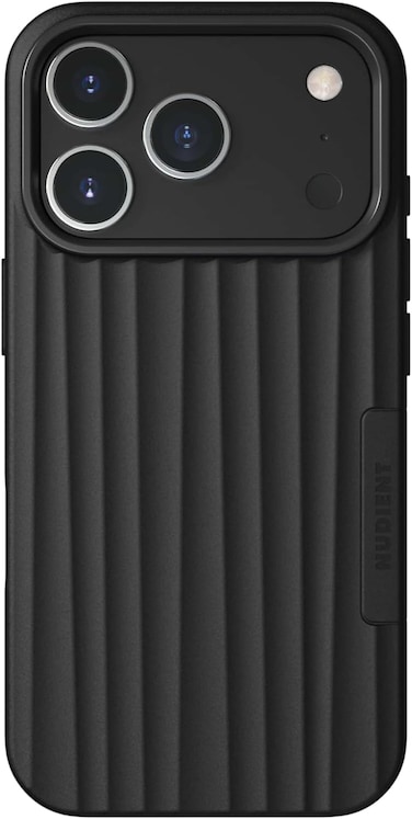 Nudient Bold Case With Magsafe For Apple iPhone 17 Pro 6.3" 2025, Drop Protection, Shock Absorbing Cover, Smooth Silicon Grip, Slim &amp; Lightweight, Eco-Friendly, Wireless Charging - Charcoal Black