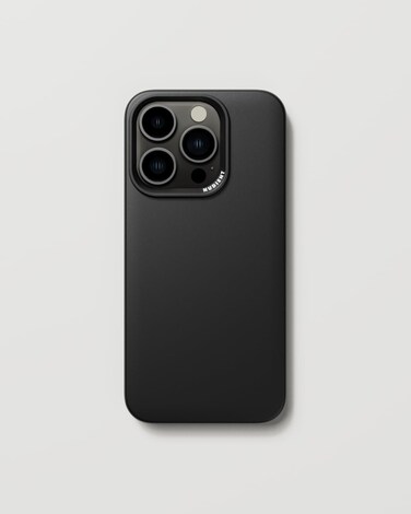 Nudient Thin Case Compatible With iPhone 15 Pro 2023 6.1" With MagSafe, Ultra Slim Cover, Super Lightweight, Scrath Protection, Made From Recycled Plastic, Supports Wireless Charging, Black