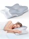 Ultra Pain Relief Cooling Pillow for Neck Support, Adjustable Cervical Pillow Cozy Sleeping, Odorless Ergonomic Contour Memory Foam Pillows, Orthopedic Bed Pillow for Side Back Stomach Sleeper