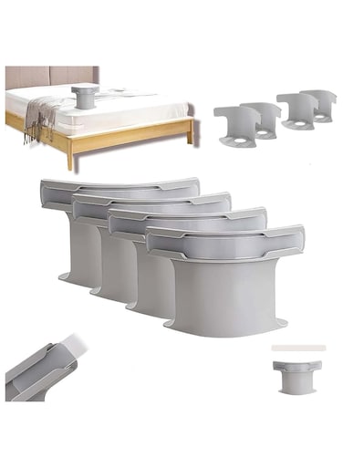 Sheet Holder With Lock Strips, 4 Pieces Bed Sheet Clips, Removable Fitted Sheet Corner Holders, Heavy Duty Bed Sheet Fasteners Non-Slip For Mattress Protectors, Blankets, Bedding