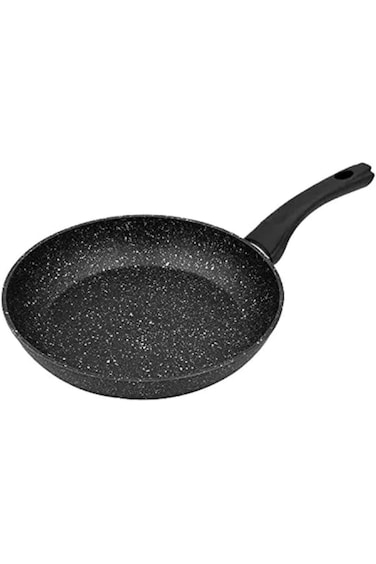 28cm marble-coated non-stick fry pan with forged aluminum and induction-safe bottom for easy cooking