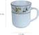 Danny home 6 piece Set Opalware Turkish Coffee Tea Mug with Handle, Heat Resistant, Microwave Dishwasher safe BPA-Free (250ml)