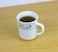 Danny home 6 piece Set Opalware Turkish Coffee Tea Mug with Handle, Heat Resistant, Microwave Dishwasher safe BPA-Free (250ml)