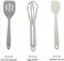 Auroware SIlicone Mini Set of 3-Piece KItchen Utensils Heat Resistance Turner, Spatula, Egg-beater Cooking, Mixing, Gadget tools