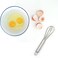 Auroware SIlicone Mini Set of 3-Piece KItchen Utensils Heat Resistance Turner, Spatula, Egg-beater Cooking, Mixing, Gadget tools