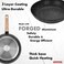 Auroware 10 Piece Non Stick Cookware Set Forged Aluminium, Sauce Pan with Lid, Frying pan, Casserole with Lid, Dishwasher Safe, PFOA Free Strong and Durable frypan