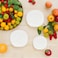 Melrich 10 Pcs Opalware Dinner Set 3 Dinner Plate, 3 Dessert Plate, 2 Bowl, 1 Serving Bowl, 1 Serving Plate Dishwasher Microwave Safe Heat Scratch Resistance