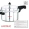 Auroware 5 + 3 Liter Aluminium Pressure Cooker Strong Handle Heavy Duty Comfortable for Chicken, Rice, Beef and More