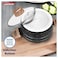 Auroware 5 Pcs Non Stick Cooking Pots and Pan Set Forged Aluminium Dishwasher safe Kitchen Cookware PFOA Free 1 Casserole and 1 Saucepan with lid 1 Fry pan