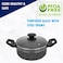 Auroware 18 Piece Non Stick Cookware Ser Induction Bottom PFOA Free Frying pan Casserole with Lid Sauce Pan with Lid Wok pan with Lid Table Mat Knife Kitchen Utensils