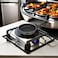 Auroware 26CM Non-Stick Cm Round Fry Pan Black, Long lasting  Aluminum Durable Three Layer Coating, Induction Cook Bottom, Strong Handle