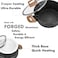 Auroware 20cm Non Stick Fry pan Black, Forged Aluminium, 3 Layer Marble Coating, Kitchen Dishwasher Safe, PFOA Free, Healthy cook and Safe