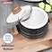 Auroware 26cm Non Stick Fry pan Black, Forged Aluminium, 3 Layer Marble Coating, Kitchen Dishwasher Safe, PFOA Free, Healthy cook and Safe