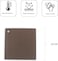 Auroware 4 Pcs Silicone Table mat Set Dining Kitchen mat Heat resistance Water resistance easy to clean solid material (Sqaure)