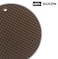 Auroware 4 pcs Silicon Table Mat Dining Kitchen Heat Resistance, Easy to clean, Water Resistance Protect Table Surface for home - Round