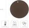 Auroware 8 pcs Silicon Table Mat Dining Kitchen Heat Resistance, Easy to clean, Water Resistance Protect Table Surface for home - Round