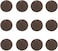 Auroware 12 pcs Silicon Table Mat Dining Kitchen Heat Resistance, Easy to clean, Water Resistance Protect Table Surface for home - Round
