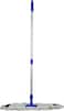 Clean &amp; Care Cotton Flat Mop with Stick Adjustable Handle Home Kitchen Office Cleaning Long handle Reusable Easy to clean (40CM)