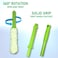 Clean &amp; Care Cleaning Set Combo Indoor Broom Wiper Squeegee Spin Mop All with Iron Stick Long Handle for Home Kitchen Office (Assorted)