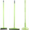 Clean &amp; Care Cleaning Set Combo Indoor Broom Wiper Squeegee Spin Mop All with Iron Stick Long Handle for Home Kitchen Office (Assorted)