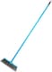 Clean &amp; Care Indoor Broom with Iron Stick Durable Stiff Bristle Best to Clean for Home Kitchen Office (Assorted)