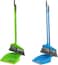 Clean &amp; Care Dustpan with Broom Set Long Handle Household Cleaning tools Home Kitchen Stand up broom Sweeping Floor (ASSORTED)