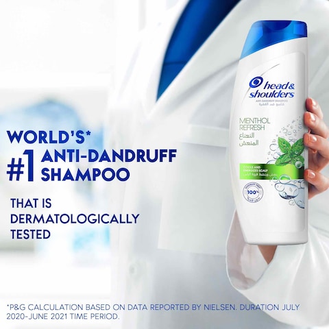Head &amp; Shoulders Menthol Refresh Anti-Dandruff Shampoo for Itchy Scalp 200ml