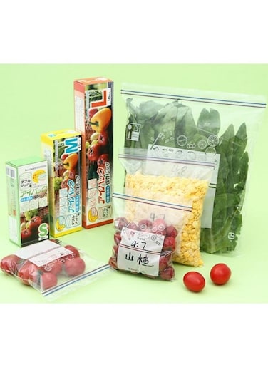 BPA-Free Plastic Seal Bags With Dual Lock Closure Freezer Safe Zip-Lock Bags, Kitchen Supplies For Product and Snacks Size: Small-14cm, Medium-18cm, Large-27cm