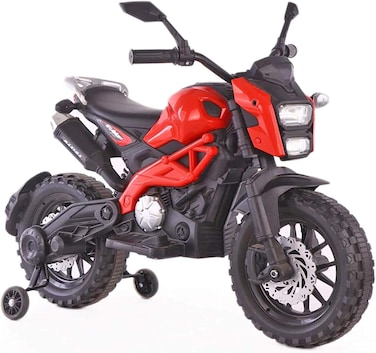 Ride On Rmf Himalyan Rechargeable Battery Operated Ride-On Bike For Kids Best Gift , Red By Rayan Toys