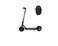 Generic Foldabale E-Scooter NSC2501A With Travel Bag Black/White