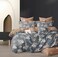 GOLDEN HOME  6-Piece King Size Duvet Cover Set, 1 Duvet Cover + 1 Fitted Sheet + 4 Pillow Cases, Microfibre, Without filler