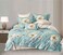 GOLDEN HOME  6-Piece King Size Duvet Cover Set, 1 Duvet Cover + 1 Fitted Sheet + 4 Pillow Cases, Microfibre, Without filler