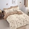 GOLDEN HOME  6-Piece King Size Duvet Cover Set, 1 Duvet Cover + 1 Fitted Sheet + 4 Pillow Cases, Microfibre, Without filler