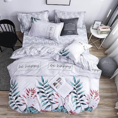 Golden Home Luxurious All-Season  Single Comforter Set - Soft, Cozy, and Elegant, Include 1 Comforter,1Fitted Sheet,4 Pillow Covers