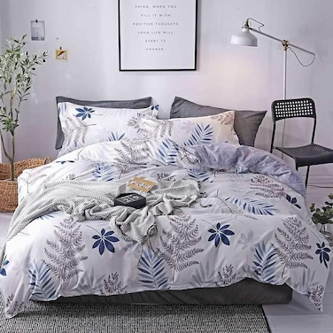 Golden Home Luxurious All-Season  Single Comforter Set - Soft, Cozy, and Elegant, Include 1 Comforter,1Fitted Sheet,4 Pillow Covers
