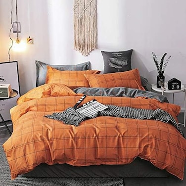 Golden Home Luxurious All-Season  Single Comforter Set - Soft, Cozy, and Elegant, Include 1 Comforter,1Fitted Sheet,4 Pillow Covers