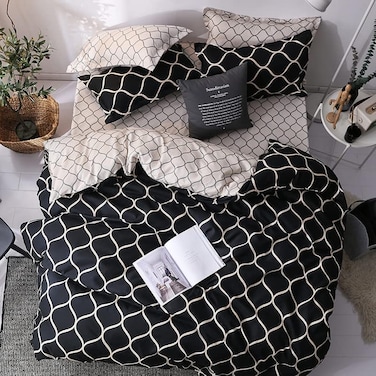 Golden Home Luxurious All-Season  Single Comforter Set - Soft, Cozy, and Elegant, Include 1 Comforter,1Fitted Sheet,4 Pillow Covers