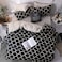 Golden Home Luxurious All-Season  Single Comforter Set - Soft, Cozy, and Elegant, Include 1 Comforter,1Fitted Sheet,4 Pillow Covers