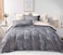 GOLDEN HOME  6-Piece King Size Duvet Cover Set, 1 Duvet Cover + 1 Fitted Sheet + 4 Pillow Cases, Microfibre, Muesli