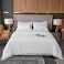 GOLDEN HOME  6-Piece Single Size Duvet Cover Set, 1 Duvet Cover + 1 Fitted Sheet + 4 Pillow Cases, Microfibre, Muesli