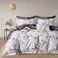 GOLDEN HOME  6-Piece King Size Duvet Cover Set, 1 Duvet Cover + 1 Fitted Sheet + 4 Pillow Cases, Microfibre, Without filler