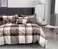 GOLDEN HOME  6-Piece King Size Duvet Cover Set, 1 Duvet Cover + 1 Fitted Sheet + 4 Pillow Cases, Microfibre, Without filler
