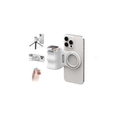 DSLR Style Magnetic Phone Camera Grip with Detachable Wireless Shutter by